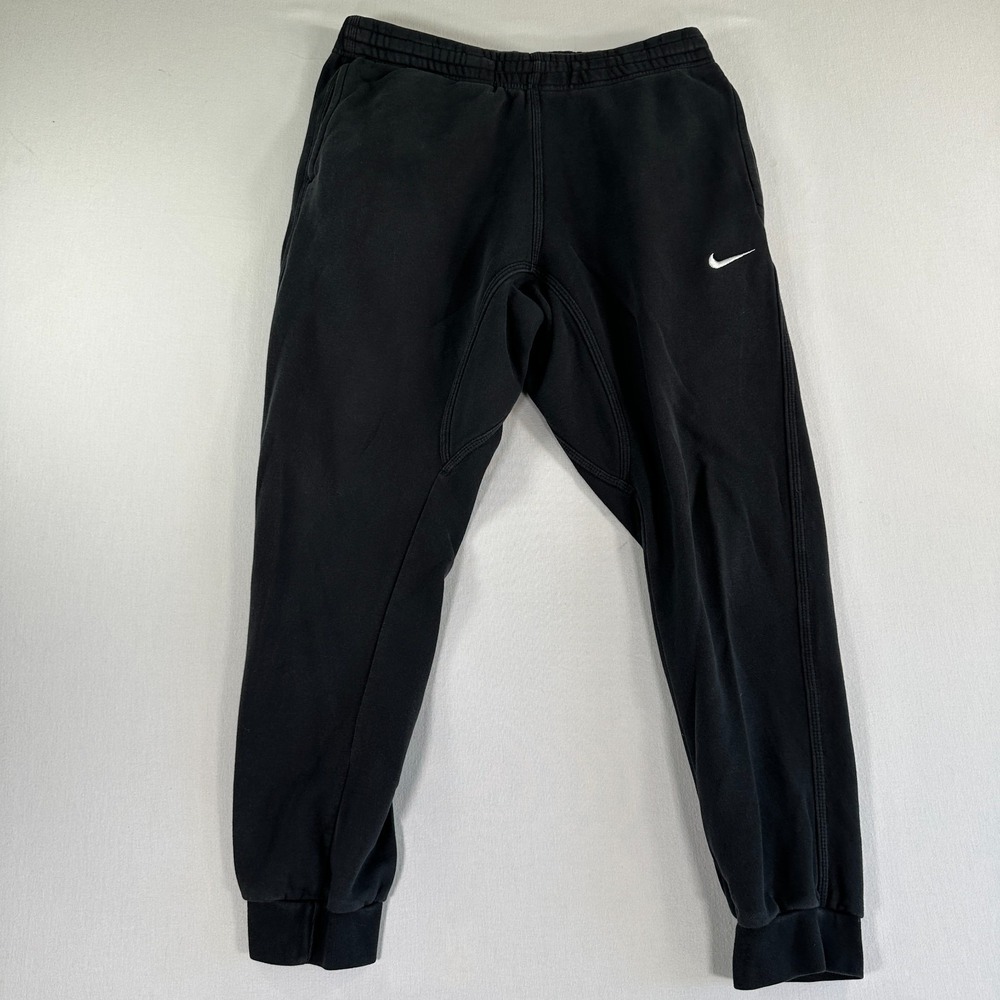 Nike Pants Mens L Black Standard Taper Leg Fleece Joggers Athletic 826431-010